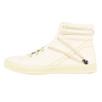 Rick Owens // Geothrasher High Natural Sneakers // White (US: 7)