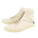 Rick Owens // Geothrasher High Natural Sneakers // White (US: 10)