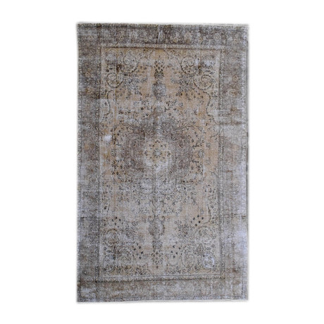 Overdye Collection Lamb's Wool Floral // Beige // 8'9" x 12'7"