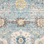 Chelsea Collection Damask // Seafoam (4' X 6')