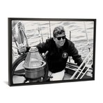 Vintage Photo Of President John F. Kennedy Sailing // John Parrot