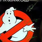 Ghostbusters // Cast Signed Poster // Custom Frame