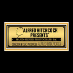 Alfred Hitchcock // Signed Photo // Custom Frame 