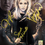 Buffy The Vampire Slayer // Gellar + Marsters + Boreanaz Signed Photo // Custom Frame