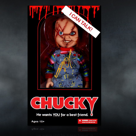 Chucky // Brad Dourif Signed // Limited Edition Doll