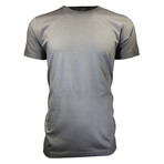 Organic Cotton Semi-Fitted Crew Neck T-Shirt // Silver (2XL)