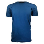 Organic Cotton Semi-Fitted Crew Neck T-Shirt // Teal (XL)