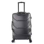 ZONIX Lightweight Hardside Luggage // Black (Small)