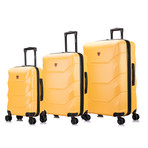 ZONIX Lightweight Hardside Luggage // Set of 3 (Wine)