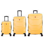 ZONIX Lightweight Hardside Luggage // Set of 3 (Wine)