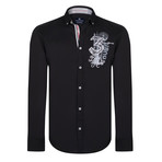 Hesperus Dress Shirt // Black (XL)