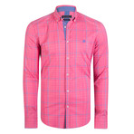 Cetus Dress Shirt // Pink + Blue (S)
