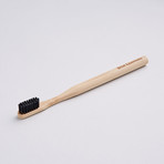 Charcoal Whitening Toothpaste + 2 Bamboo Toothbrushes