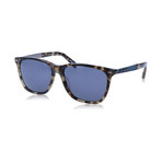 Zegna // Men's Square Sunglasses // Colored Havana + Smoke