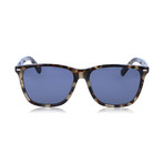 Zegna // Men's Square Sunglasses // Colored Havana + Smoke