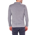 Double Button Sweater // Gray (M)