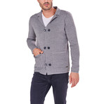 Double Button Sweater // Gray (S)