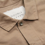 Selvedge Twill Denim Jacket // Khaki (S)