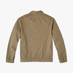 Selvedge Twill Denim Jacket // Khaki (S)