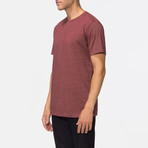 Blend Short Sleeve Knit // Oxblood (S)