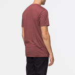 Blend Short Sleeve Knit // Oxblood (S)