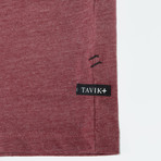 Blend Short Sleeve Knit // Oxblood (S)