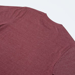 Blend Short Sleeve Knit // Oxblood (S)