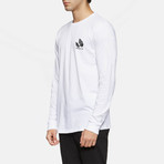 X Ray Long Sleeve Tee // White (S)