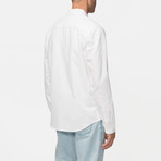 Uncle Long Sleeve Oxford Button Down Shirt // White (L)