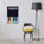 Atlanta Minimalist Poster - Teddy Perkins (26"W x 18"H x 0.75"D)