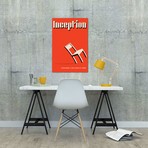 Inception // Vintage Bauhaus Poster (26"W x 18"H x 0.75"D)