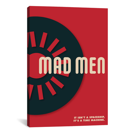 Mad Men Vintage Bauhaus Poster // Popate (18"W x 26"H x 0.75"D)