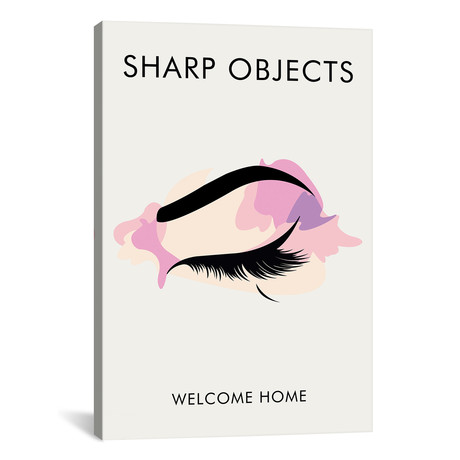 Sharp Objects // Minimalist Poster (26"W x 18"H x 0.75"D)