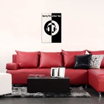 Sorry To Bother You // Vintage Bauhaus Poster (26"W x 18"H x 0.75"D)