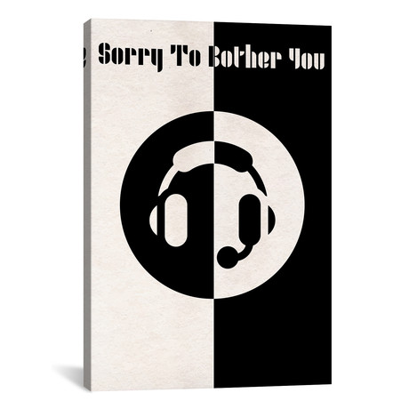 Sorry To Bother You // Vintage Bauhaus Poster (26"W x 18"H x 0.75"D)