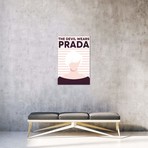 The Devil Wears Prada // Minimalist Poster (26"W x 18"H x 0.75"D)