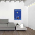 The Purge // Minimalist Poster (26"W x 18"H x 0.75"D)