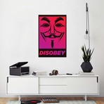 V for Vendetta // Disobey (18"W x 26"H x 0.75"D)