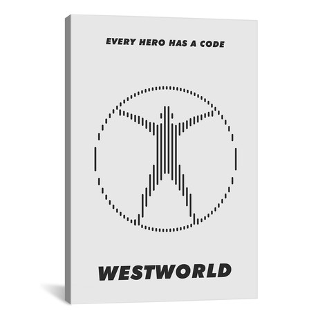 Westworld // Minimalist Poster // Piano #3 (26"W x 18"H x 0.75"D)