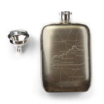 Kentucky State Flask // Stainless Steel