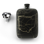 Ohio State Flask // Matte Black