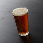 St. Louis City Map Pint Glass // Set of 2