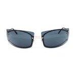 Men's Pasha Sunglasses // Silver + Blue