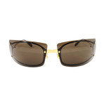 Men's Pasha Sunglasses // Gold + Brown