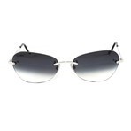 Unisex T8302016 Rimless Sunglasses // Palace Platinum