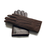 Suede Gloves // Brown (M)