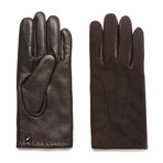 Suede Gloves // Brown (L)