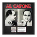 Signed Signature Headshot // Al Capone