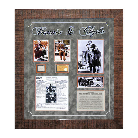 Signed Signature Collage // Bonnie and Clyde