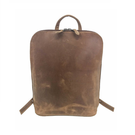 Daily Leather Backpack // Distressed